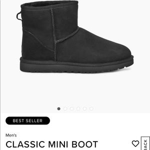 WORN TWICE! Men’s Classic Mini Ugg- Black size 11